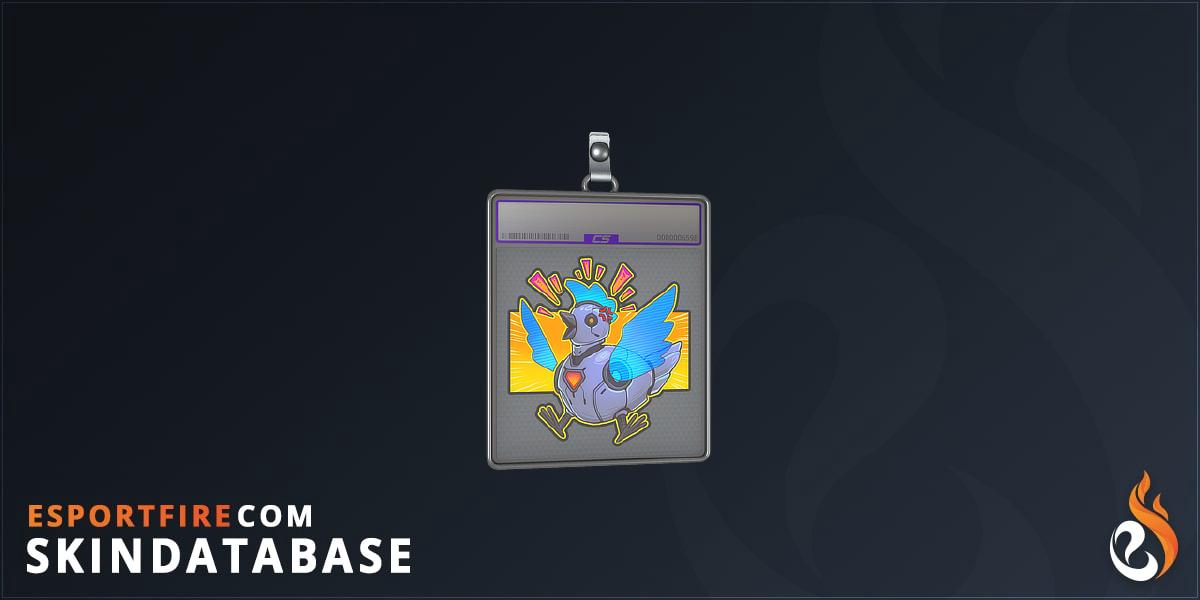 Sticker Slab | Cyber Chicken (Holo) - EsportFire.com