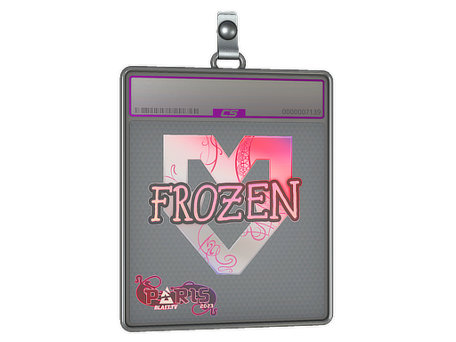 Item Sticker Slab | frozen (Holo) | Paris 2023