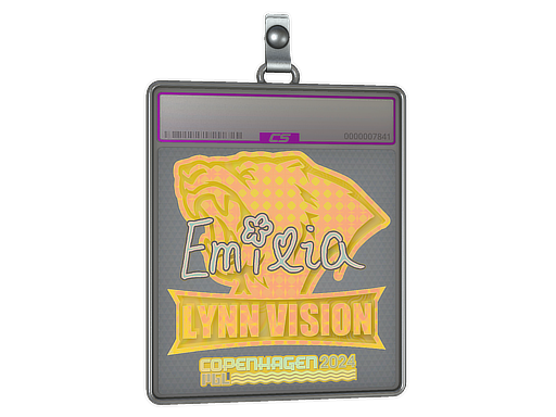 Item Sticker Slab | EmiliaQAQ (Holo) | Copenhagen 2024