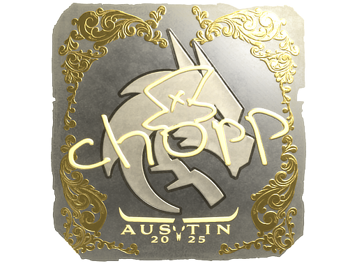 Item Sticker | chopper (Gold) | Austin 2025