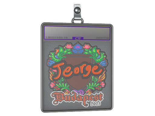 Item Sticker Slab | jeorge (Embroidered) | Budapest 2025
