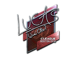 Item Sticker | LUCAS1 (Foil) | Boston 2018