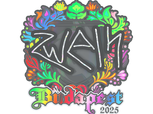 Item Sticker | zweih (Holo) | Budapest 2025