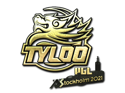 Item Sticker | Tyloo (Gold) | Stockholm 2021