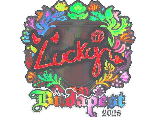 Item Sticker | Lucky (Holo) | Budapest 2025