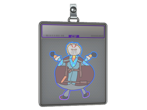 Item Sticker Slab | Poorly Drawn Bloody Darryl (Holo)