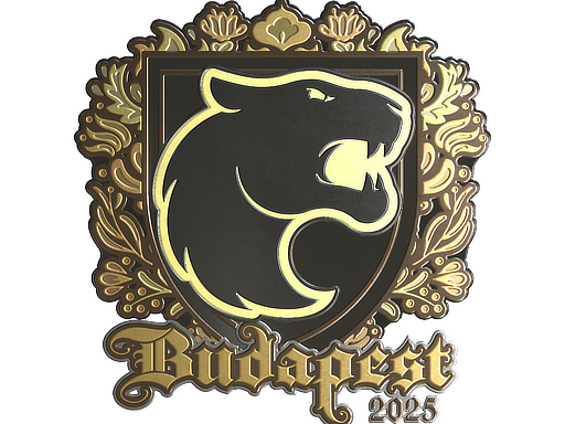 Item Sticker | FURIA (Gold) | Budapest 2025