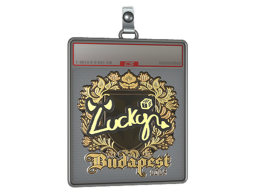 Item Sticker Slab | Lucky (Gold) | Budapest 2025