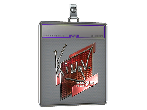 Item Sticker Slab | kNgV- (Foil) | Boston 2018
