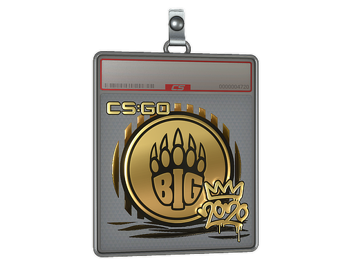 Item Sticker Slab | BIG (Gold) | 2020 RMR