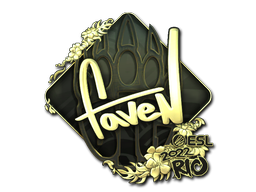 Item Sticker | faveN (Gold) | Rio 2022