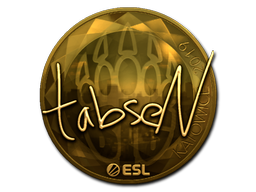 Item Sticker | tabseN (Gold) | Katowice 2019
