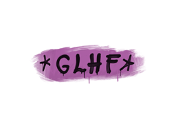 Item Graffiti | GLHF (Bazooka Pink)