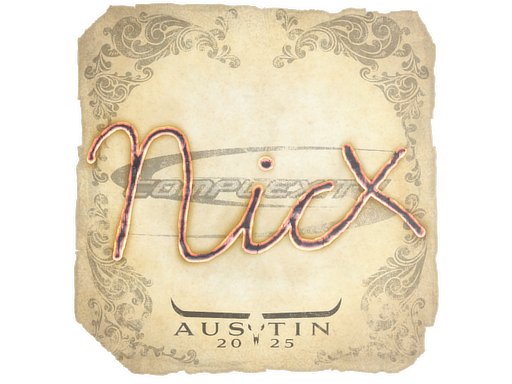 Item Sticker | nicx | Austin 2025