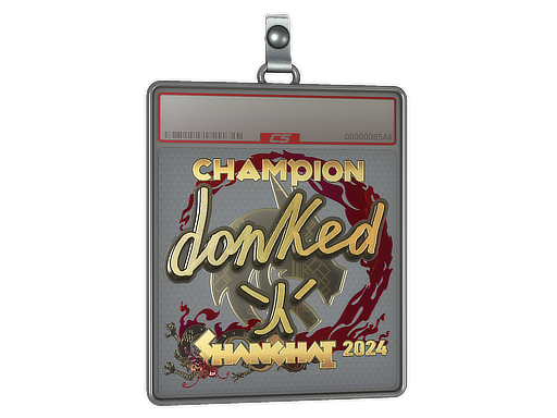 Item Sticker Slab | donk (Gold, Champion) | Shanghai 2024