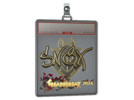 Item Sticker Slab | Snax (Gold) | Shanghai 2024