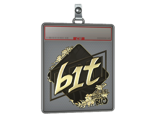 Item Sticker Slab | b1t (Gold) | Rio 2022
