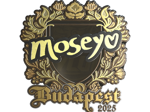 Item Sticker | Moseyuh (Gold) | Budapest 2025