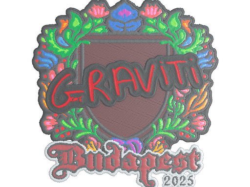 Item Sticker | Graviti (Embroidered) | Budapest 2025