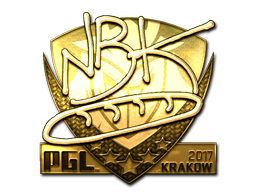 Item Sticker | NBK- (Gold) | Krakow 2017