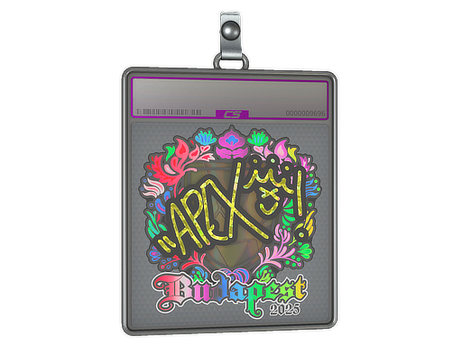 Item Sticker Slab | apEX (Holo) | Budapest 2025
