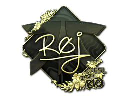 Item Sticker | roeJ (Gold) | Rio 2022