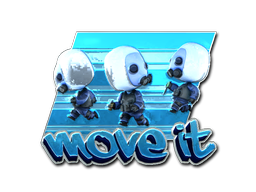 Item Sticker | Move It (Foil)