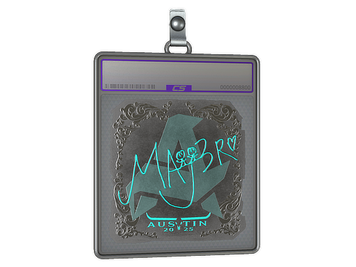 Item Sticker Slab | MAJ3R (Foil) | Austin 2025