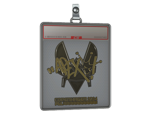 Item Sticker Slab | apEX (Gold) | Copenhagen 2024