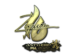 Item Sticker | Zyphon (Gold) | Antwerp 2022