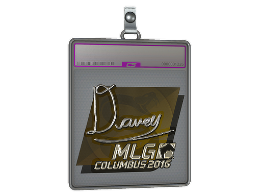 Item Sticker Slab | DAVEY (Foil) | MLG Columbus 2016