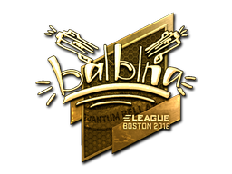 Item Sticker | balblna (Gold) | Boston 2018
