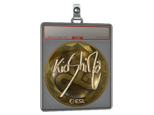 Item Sticker Slab | kioShiMa (Gold) | Katowice 2019
