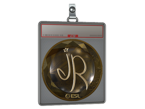 Item Sticker Slab | jR (Gold) | Katowice 2019