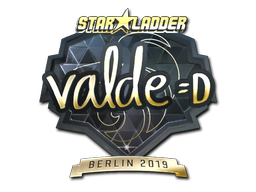 Item Sticker | v4lde (Gold) | Berlin 2019