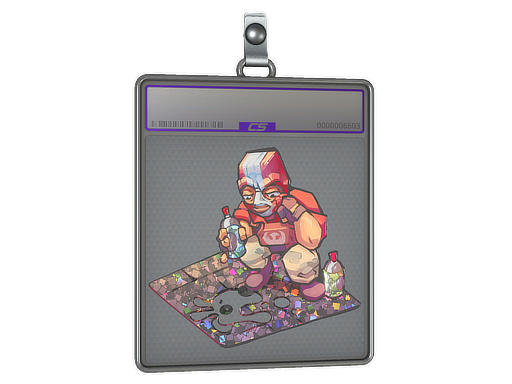 Item Sticker Slab | Street Artist (Glitter)