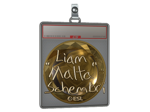 Item Sticker Slab | malta (Gold) | Katowice 2019