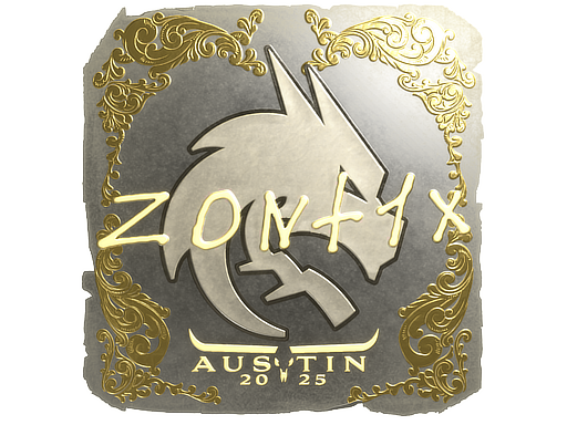 Item Sticker | zont1x (Gold) | Austin 2025