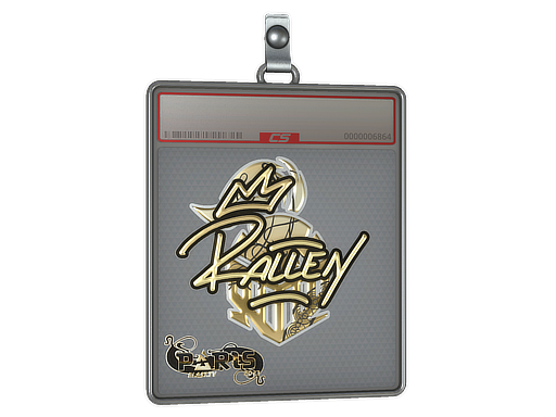 Item Sticker Slab | rallen (Gold) | Paris 2023