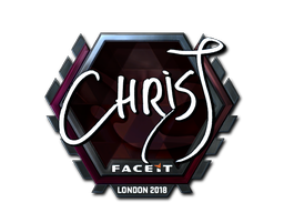 Item Sticker | chrisJ (Foil) | London 2018