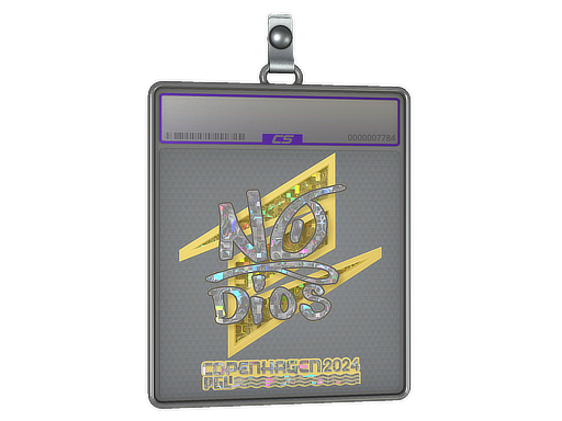 Item Sticker Slab | Nodios (Glitter) | Copenhagen 2024