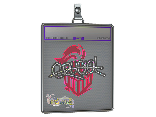 Item Sticker Slab | CRUC1AL (Glitter) | Paris 2023