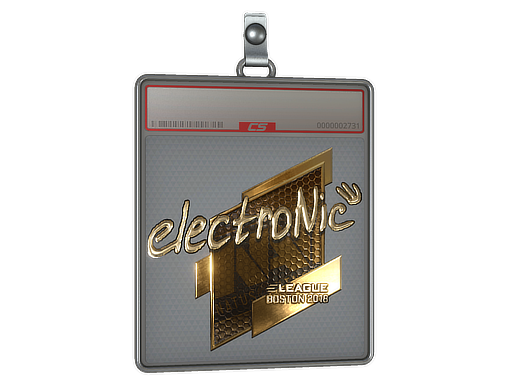 Item Sticker Slab | electronic (Gold) | Boston 2018