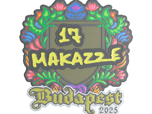 Item Sticker | makazze (Embroidered) | Budapest 2025