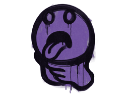 Item Graffiti | Choke (Monster Purple)