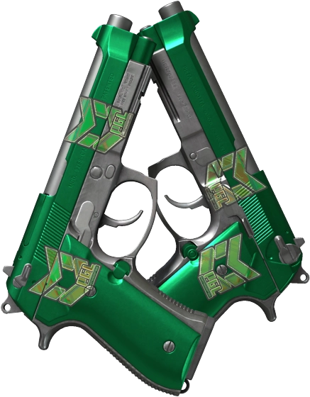 Item Dual Berettas | Emerald