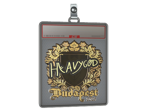Item Sticker Slab | Heavygod (Gold) | Budapest 2025