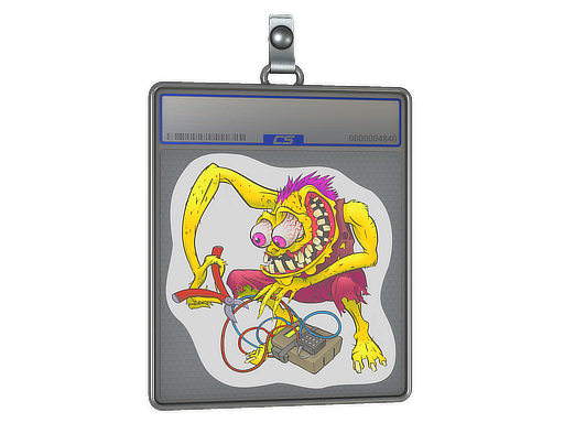 Item Sticker Slab | Yellow Bombster