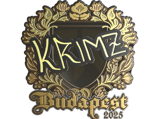 Item Sticker | KRIMZ (Gold) | Budapest 2025