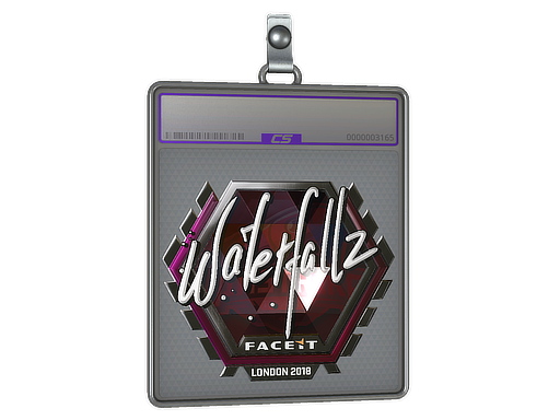 Item Sticker Slab | waterfaLLZ (Foil) | London 2018